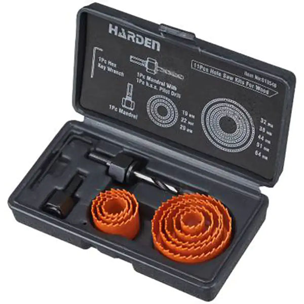 Harden 11pcs Hole Saw Set