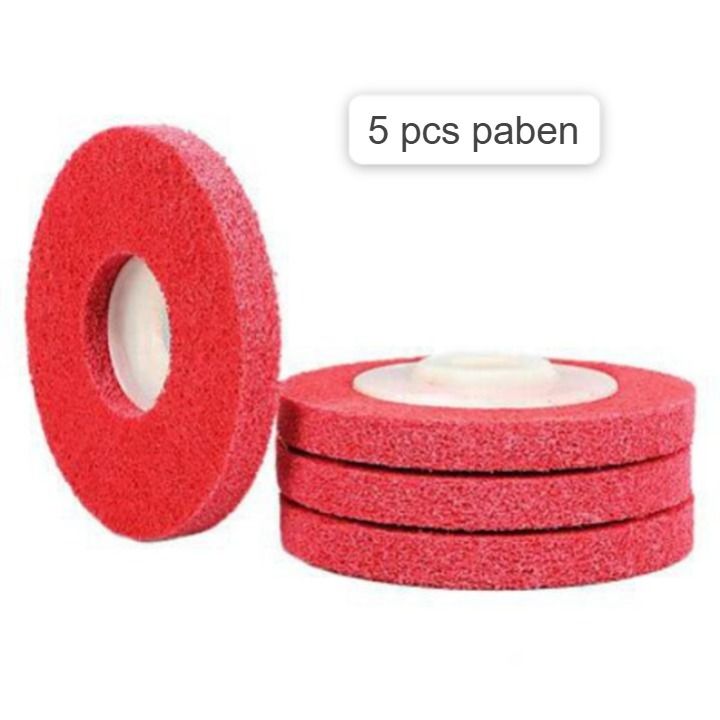 SS Polishing disc or Foam disc for 4" Angle Grinder 5pcs