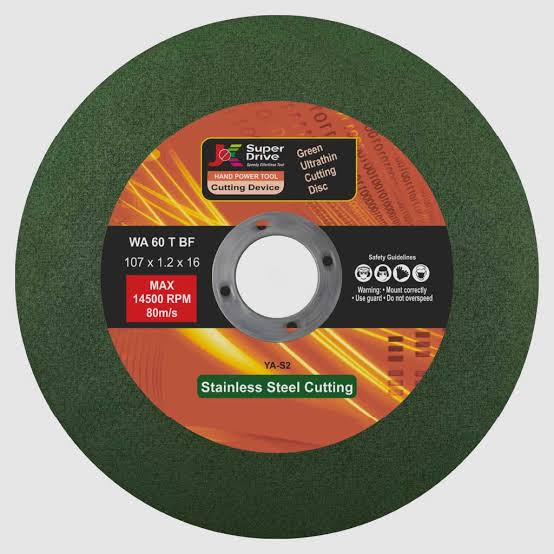 4″ Ultra Thin Green Cutting Disc Single Mesh